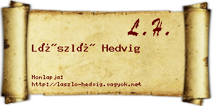 László Hedvig névjegykártya