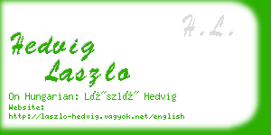 hedvig laszlo business card